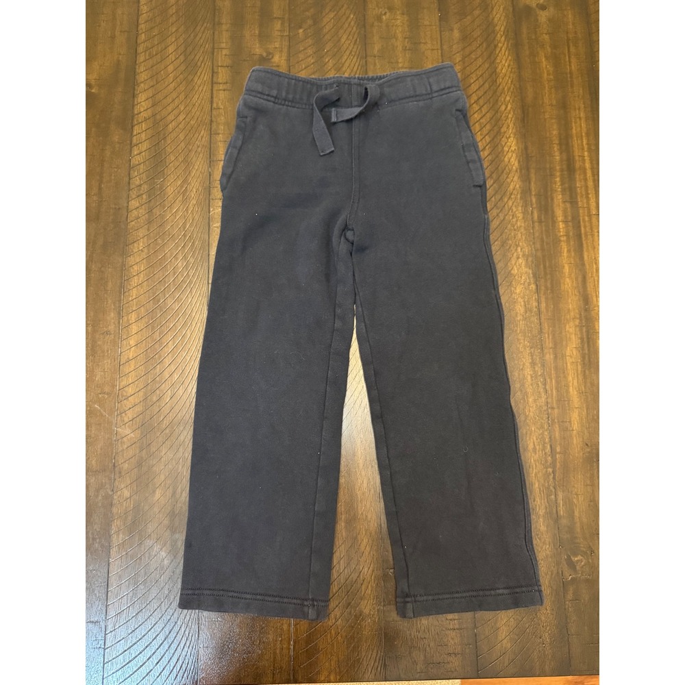Gymboree Navy‎ Blue Fleece Sweatpants Straight Leg Drawstring Size 6 Boys